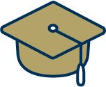 Graduation cap icon