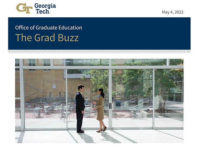 Grad Buzz newsletter