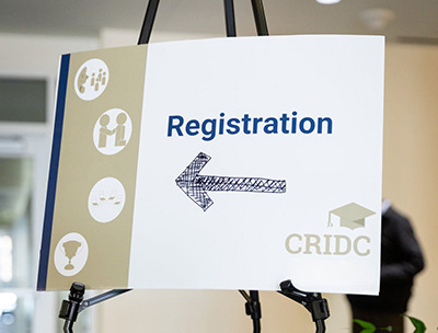 CRIDC registration sign