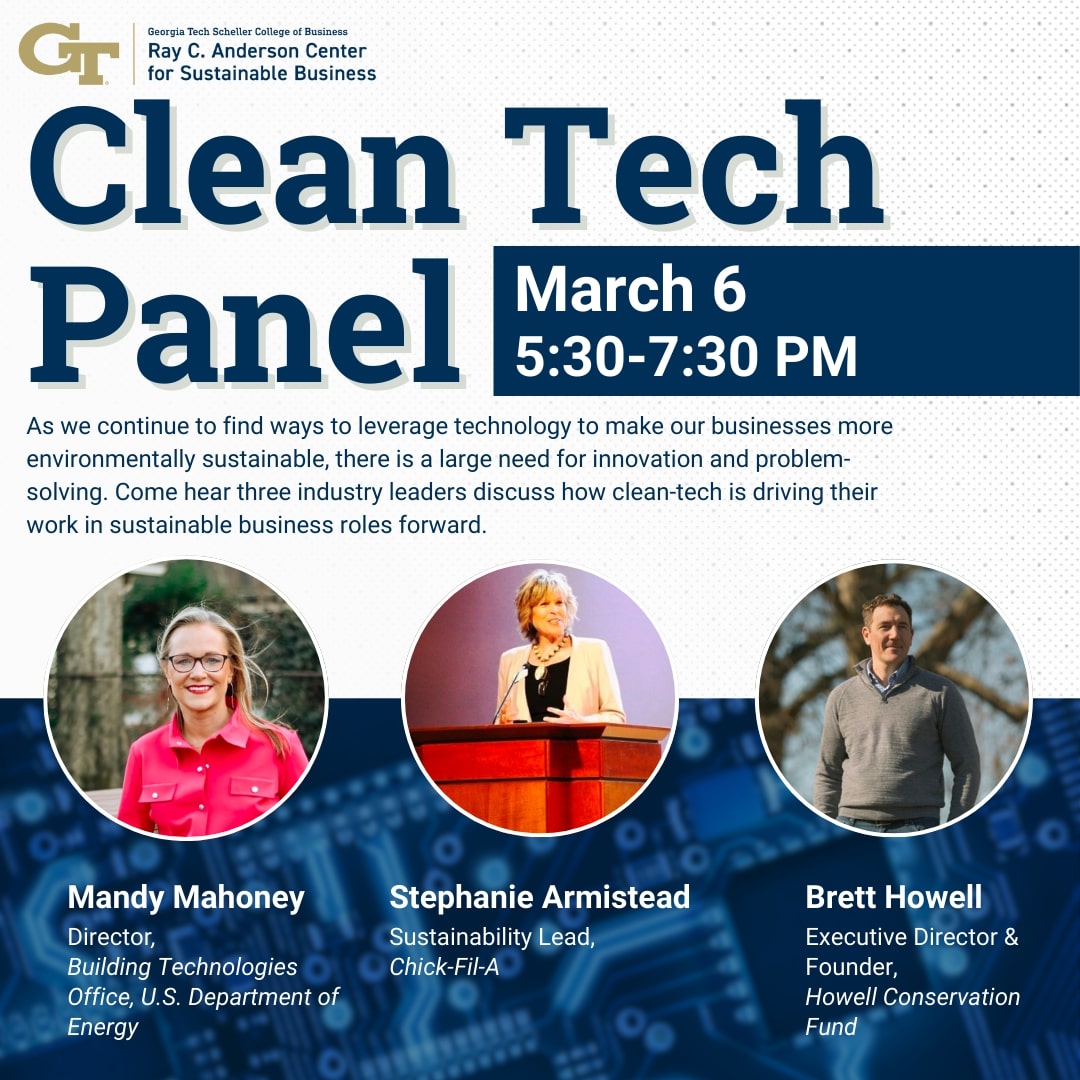 Clean tech event, Scheller college of business, 3-6-2024 Clean tech event, Scheller college of business, 3-6-2024