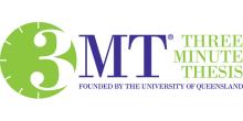 The official logo used for the Three Minute Thesis competition. 